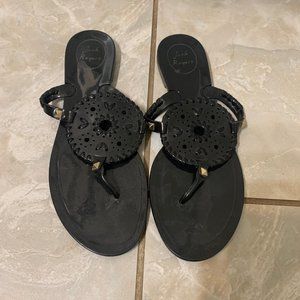 Black Jelly Jack Rogers